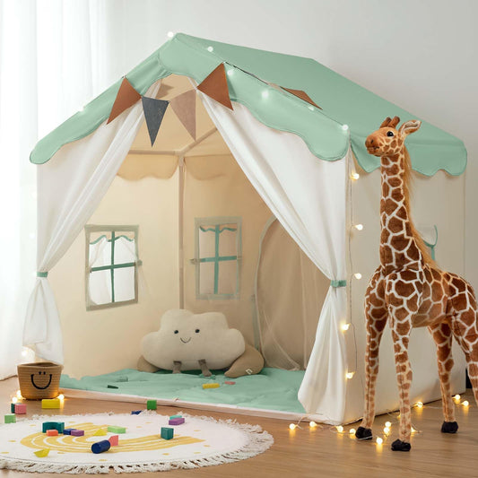 Besrey kids tent front doors enable easy access for play.
