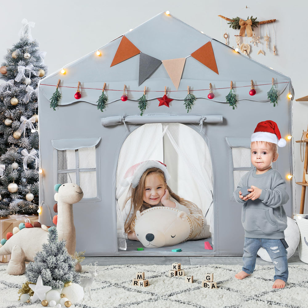 Besrey kids tent padded mat provides a comfy base for nap or story time.