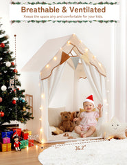 Besrey Includes string lights and bunting flags for magical ambiance