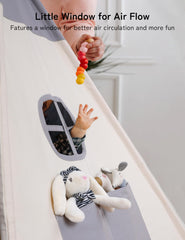 Besrey tepee flap door with strings for easy access