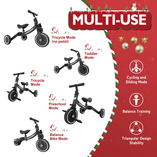 Besrey toddler bike curved carbon frame offers smoother ride and safety.