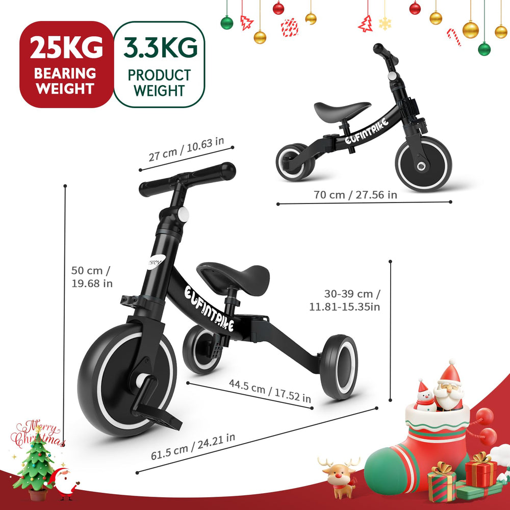 Besrey toddler bike removable pedals let kids switch riding modes quickly.