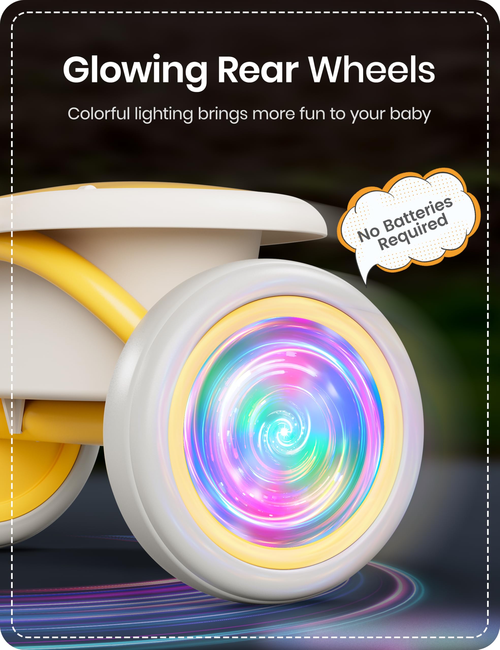 Besrey 18m–5y toddler tricycle design supports early steering skill development.