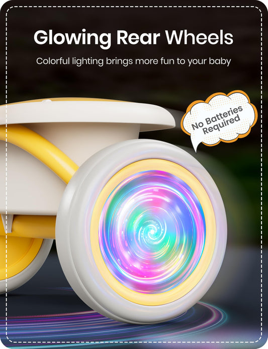 Besrey 18m–5y toddler tricycle design supports early steering skill development.
