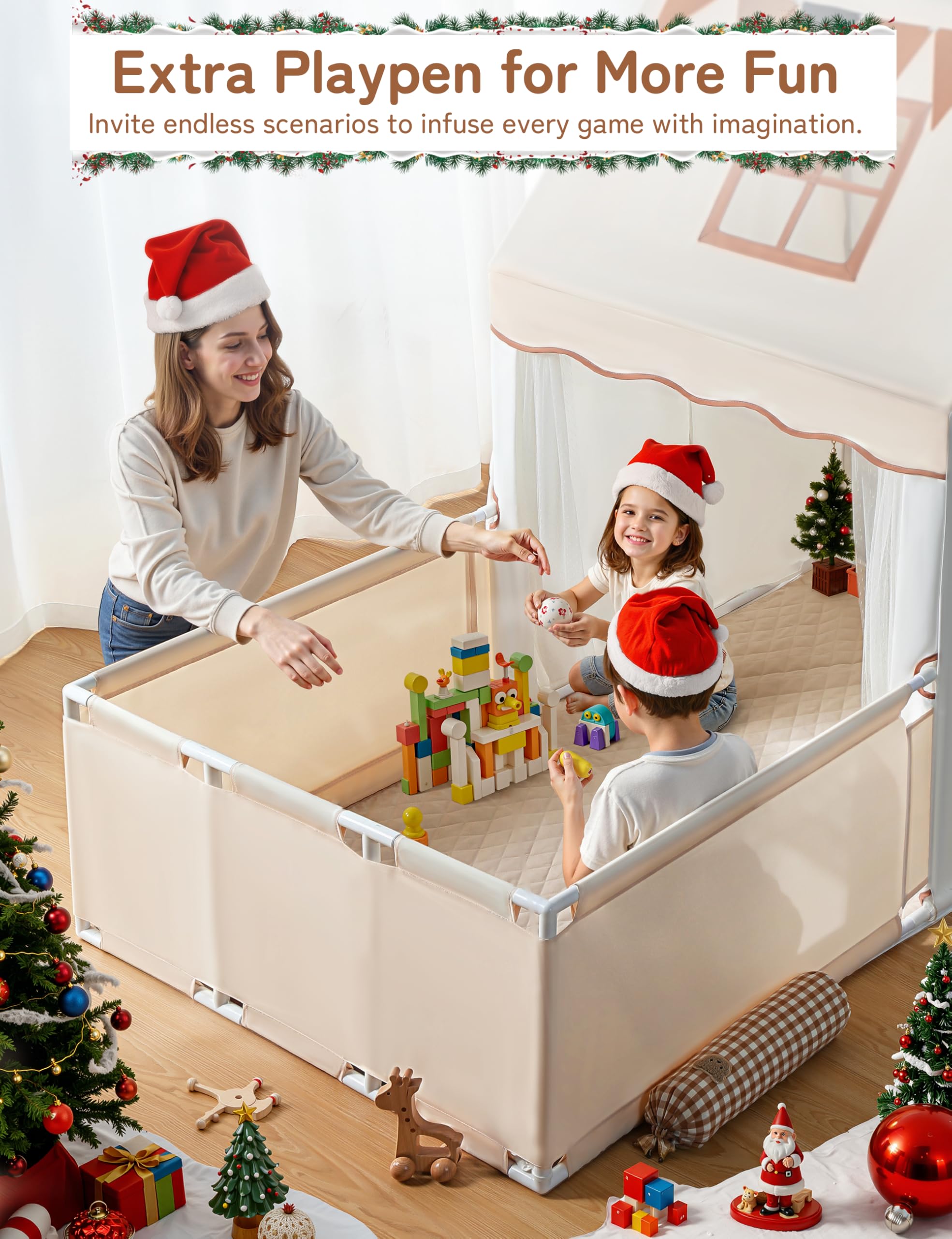 Besrey Tool-free setup enables quick assembly with family help