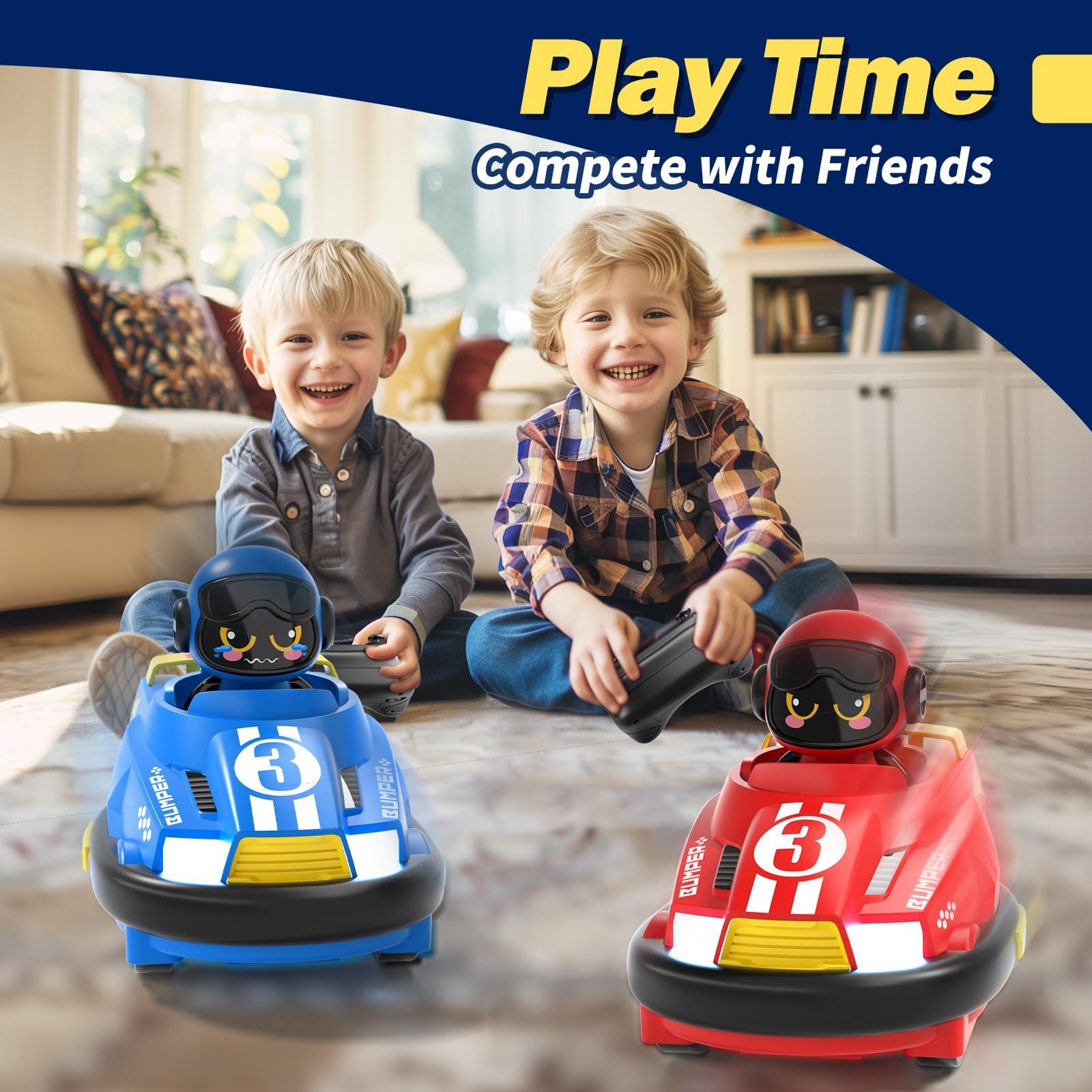 Bessome bumper cars durable ABS plastic close-up