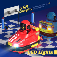 Bessome bumper cars two players enjoying cooperative play