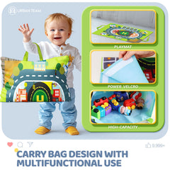 Bessome foldable playmat doubles as a storage bag