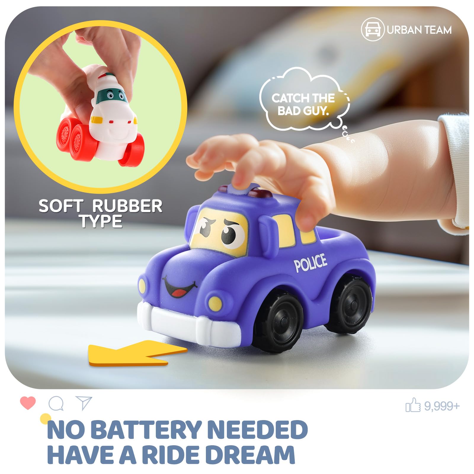 Bessome two cute figures enhancing imaginative toddler play