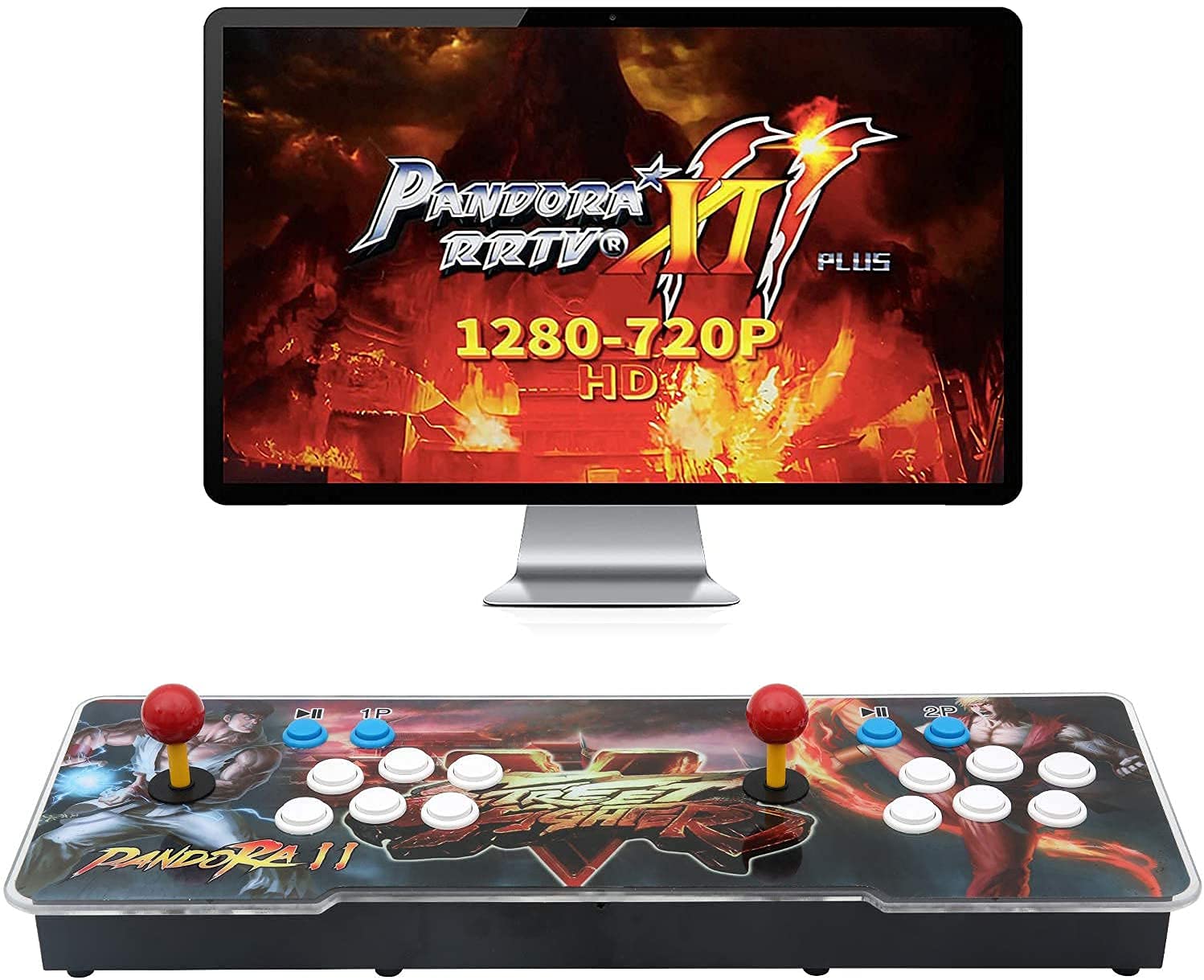 Best Brose Pandora Treasure 3D arcade console front view with durable all-metal chassis.