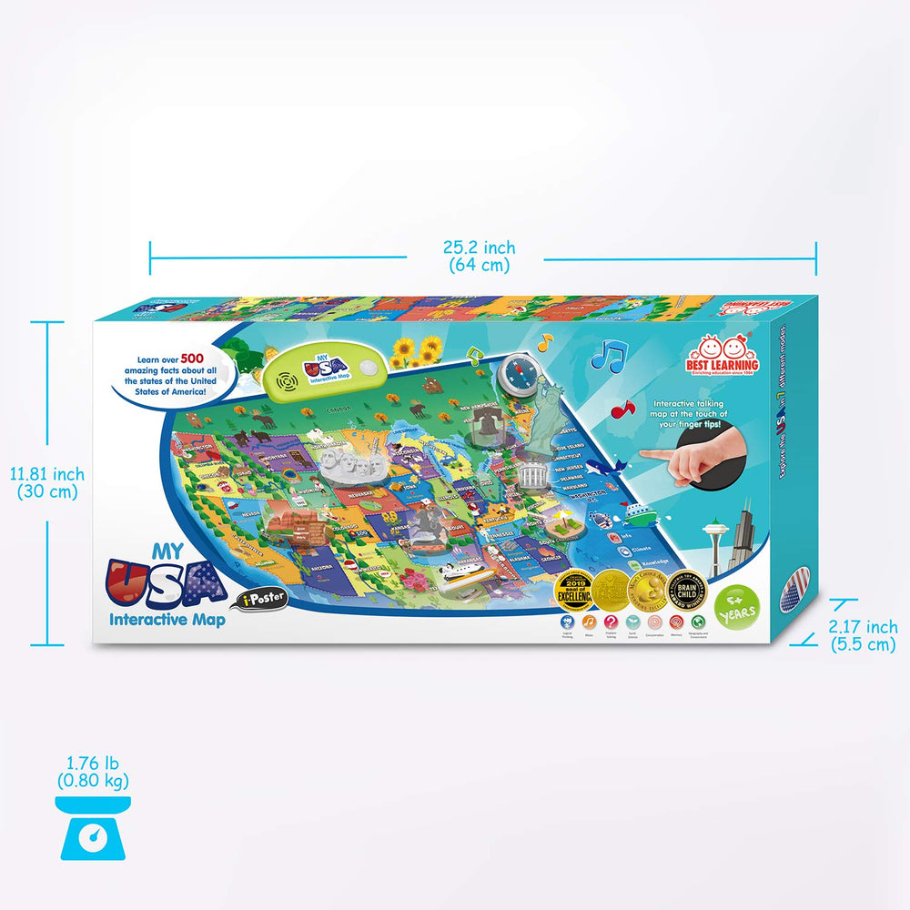 Best Learning i-Poster easy wipe-clean surface for busy learning sessions.