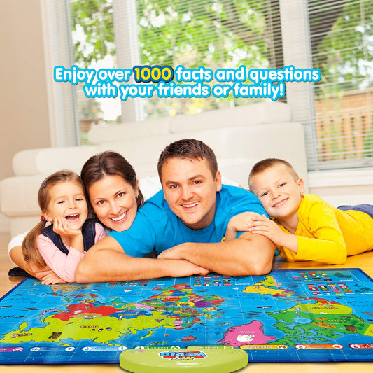 BEST LEARNING i-Poster tap country quiz invites kids to explore geography