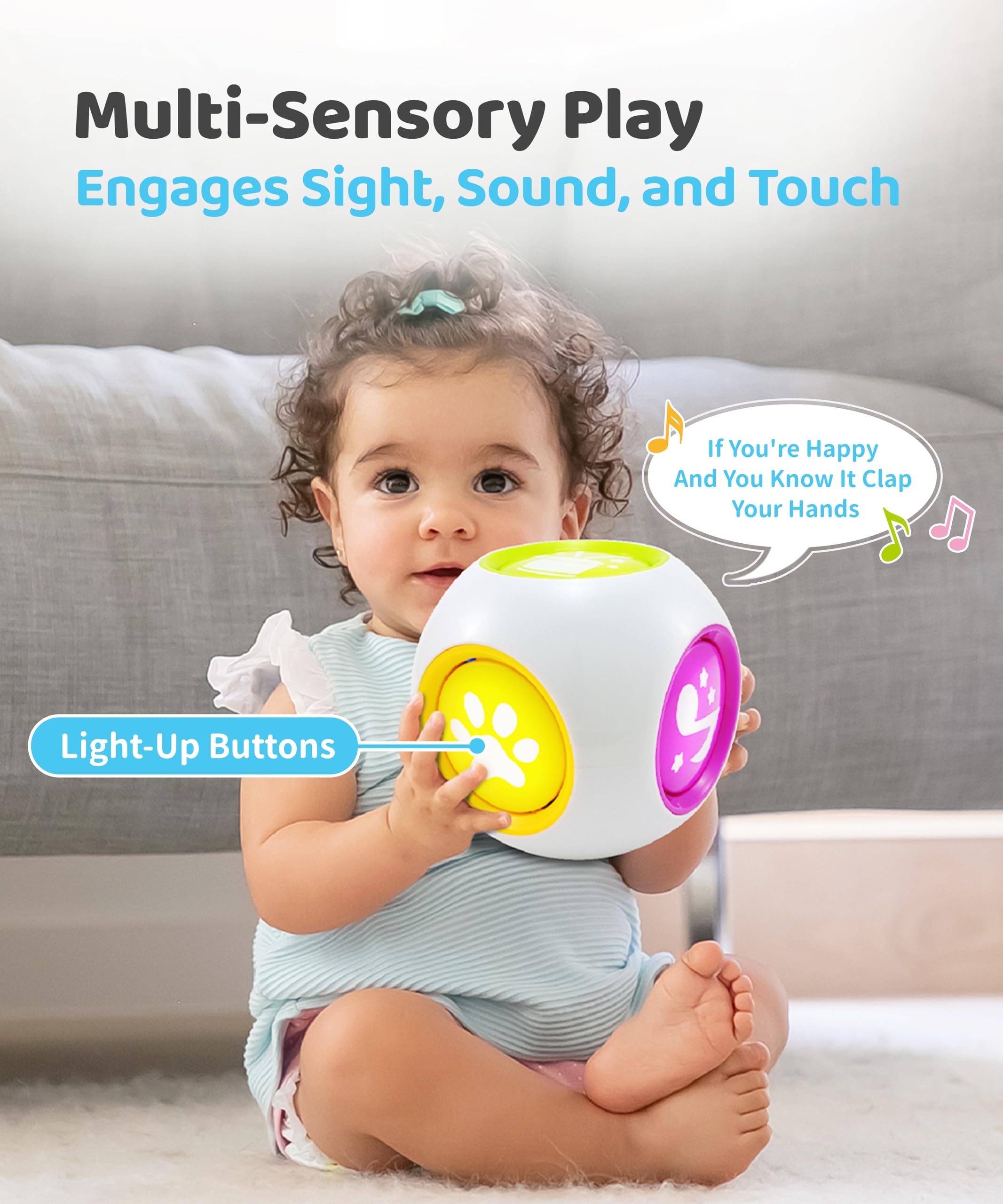 BEST LEARNING Learning Cube soft rounded corners for safe infants