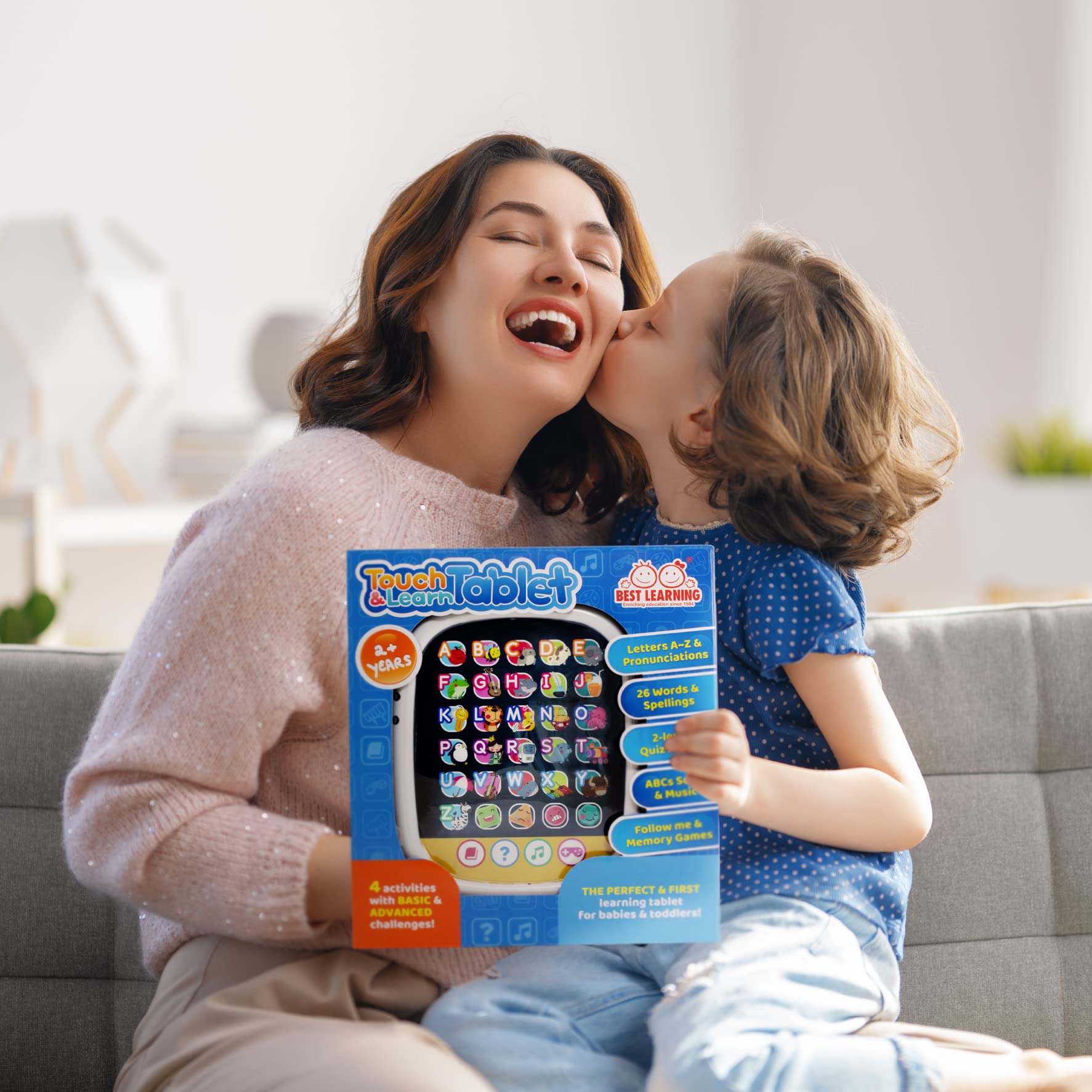 BEST LEARNING Touch & Learn Tablet includes batteries ready to play