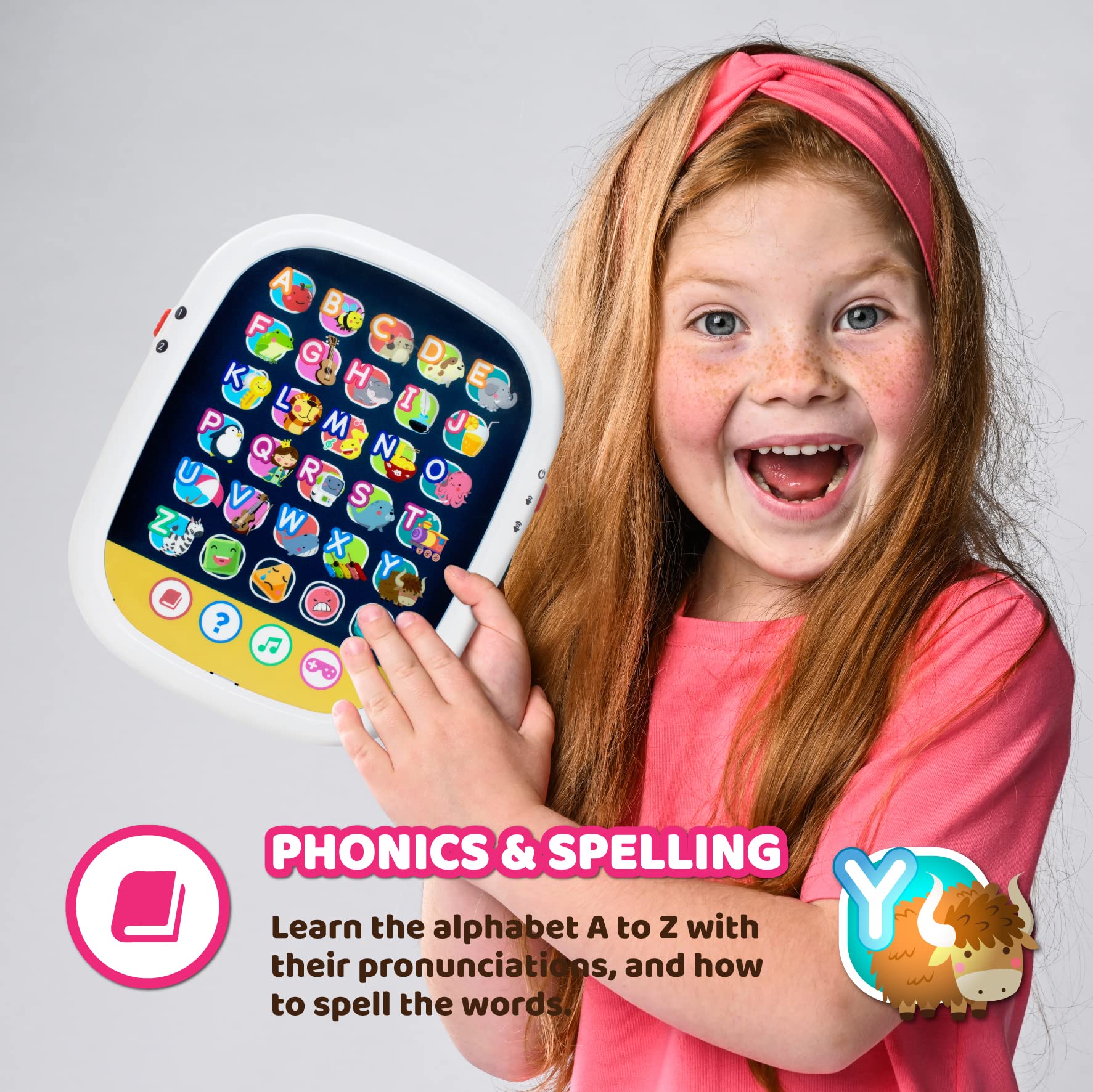 BEST LEARNING Touch & Learn Tablet quiz mode promotes thinking through fun challenges
