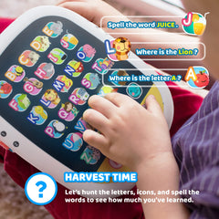 BEST LEARNING Touch & Learn Tablet songs and lights stimulate senses during play
