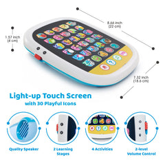 BEST LEARNING Touch & Learn Tablet words and shapes—visuals boost recognition and memory