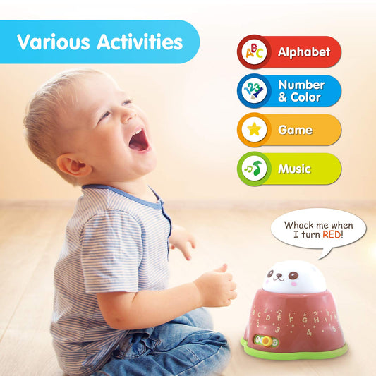 Best Learning Whack and Learn Mole in action with a child tapping the toy