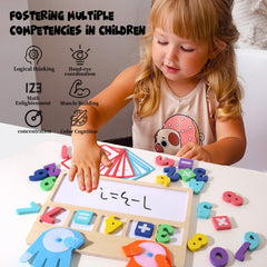 BESTAMTOY counting sticks and notches panel for visual math representation