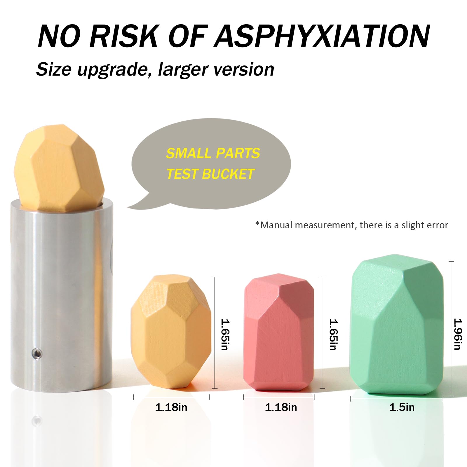 BESTAMTOY decorative stone display adds a playful touch to home decor.