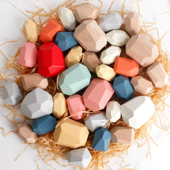 BESTAMTOY safe wooden material finish provides non-toxic play with smooth surfaces.