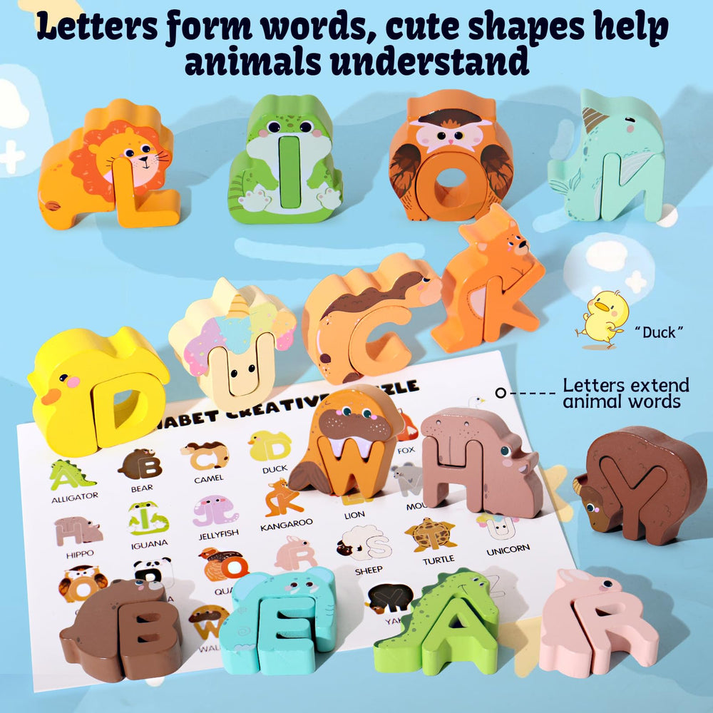 BESTAMTOY wooden puzzle board ensures durable, eco-friendly playtime.