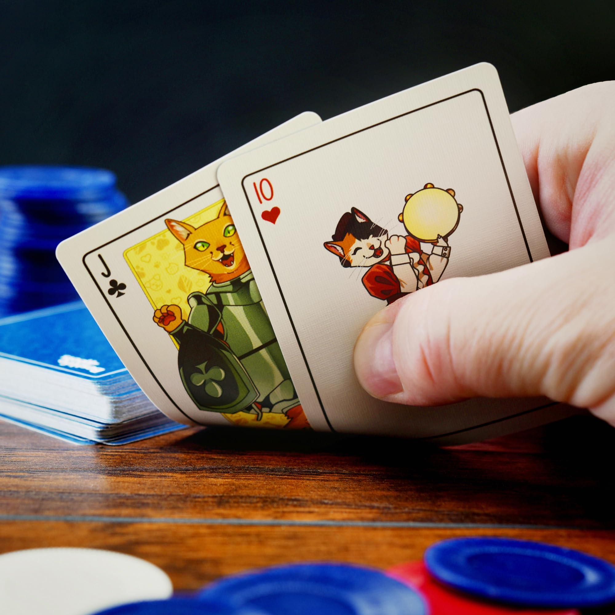 BestLife4Pets Game night scene shows a lively card table.