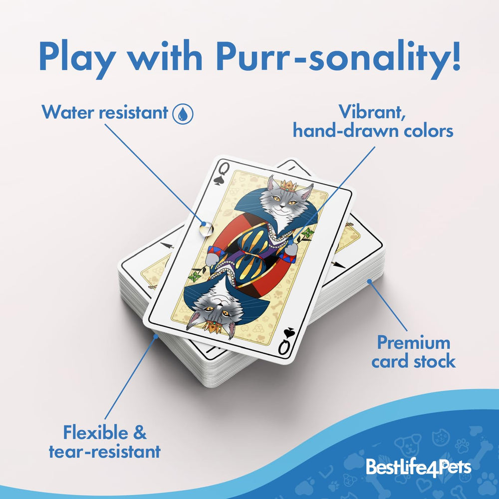 BestLife4Pets Waterproof stock card-proof against spills and wear.
