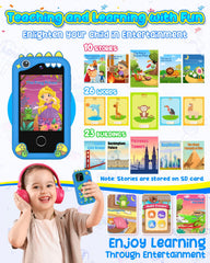 BESTOONE kids smartphone toy blue gift ready packaging for birthdays