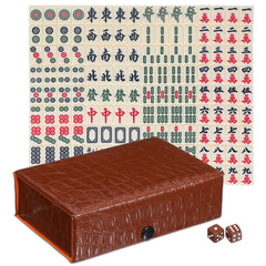BESTOYARD portable mahjong tiles for easy travel and play
