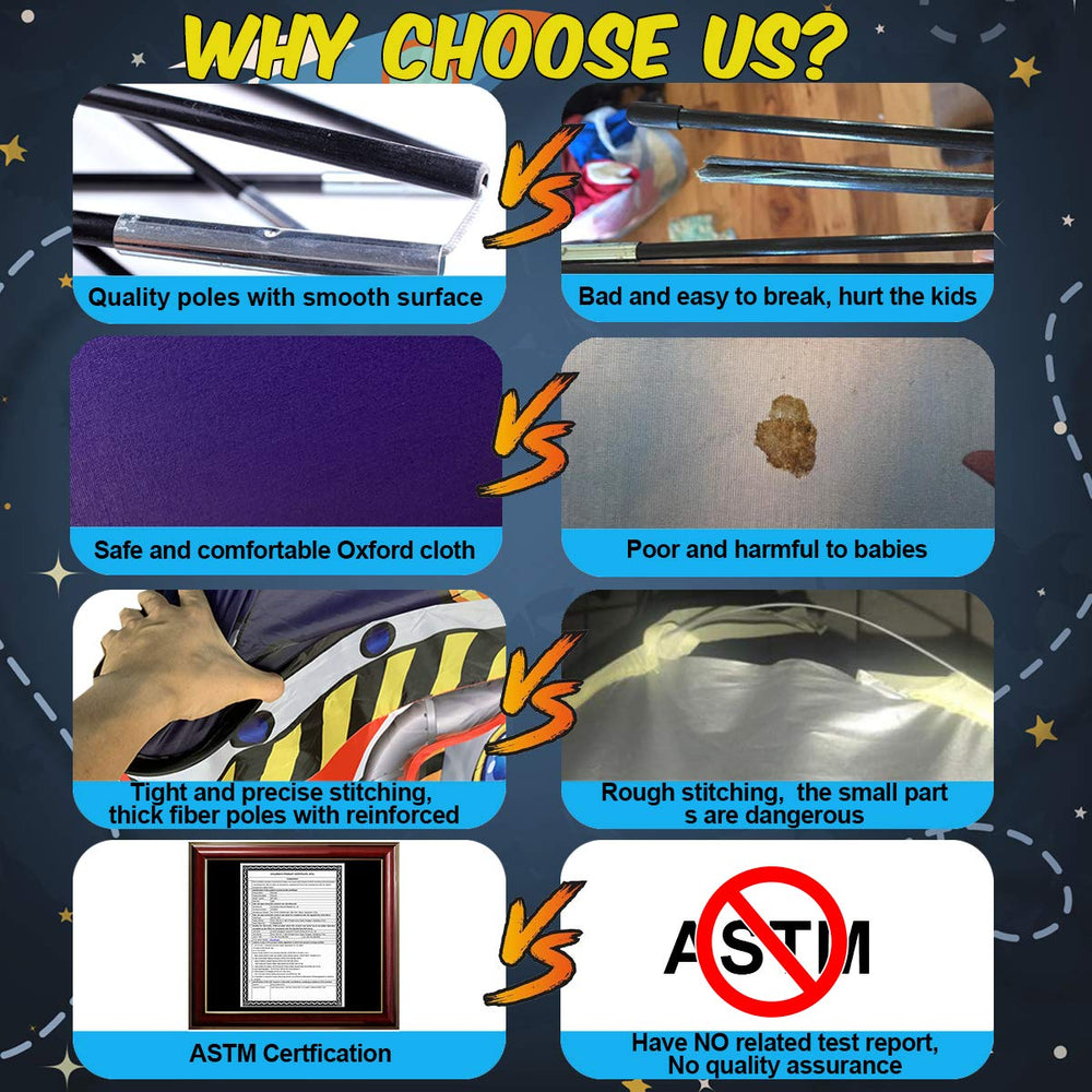 BestPARTY floor anchors secure the base for safe play on different floors