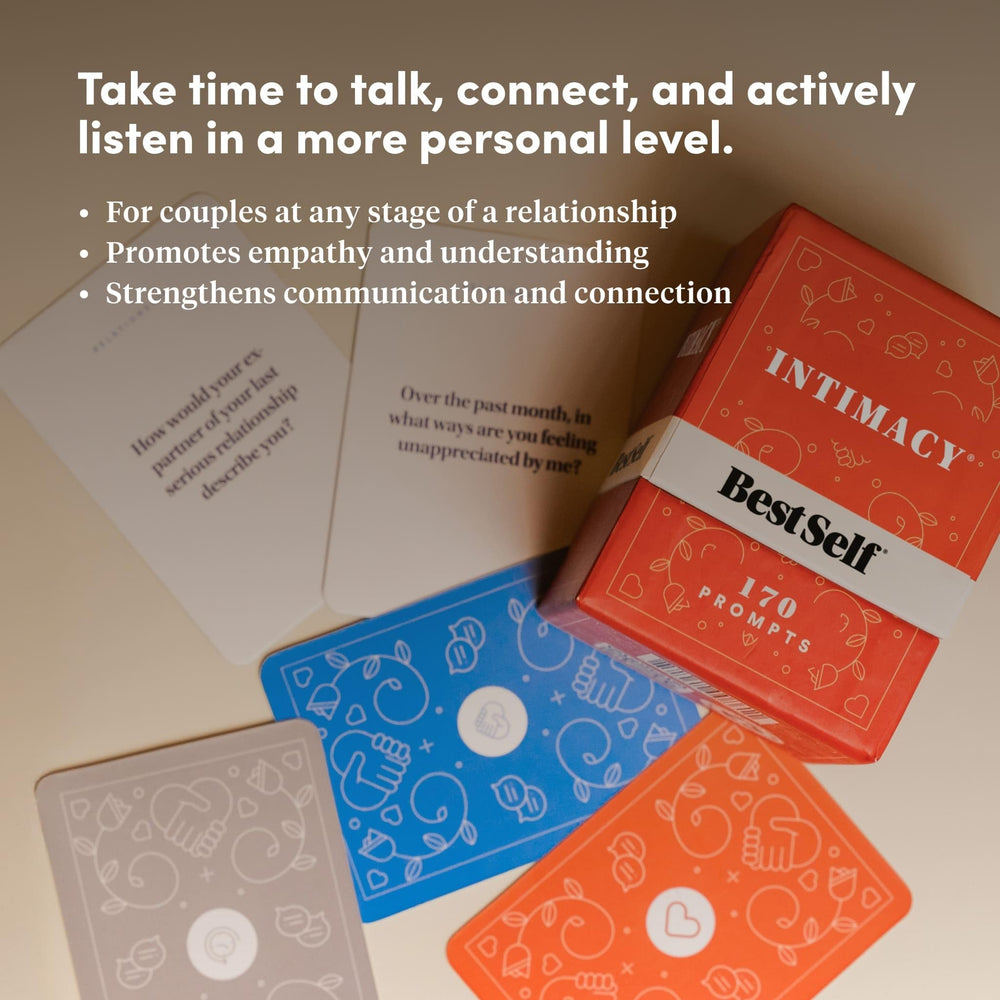 Gift-ready BestSelf Co. Intimacy Deck enhances anniversaries and celebrations.
