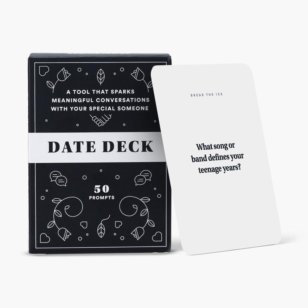 BestSelf Date Deck packaging showing 50 prompts for timeless date nights.
