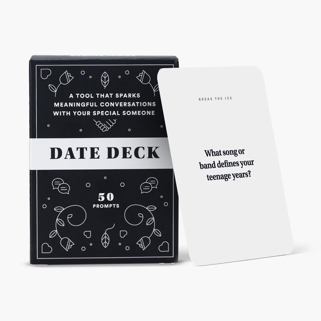 BestSelf Date Deck packaging showing 50 prompts for timeless date nights.