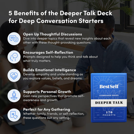 BestSelf Icebreaker categories invite deeper conversations on Courage, Beliefs, and Dreams