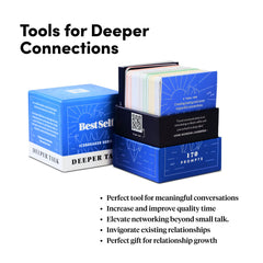BestSelf Icebreaker prompts spread makes 170 questions easy to use at events