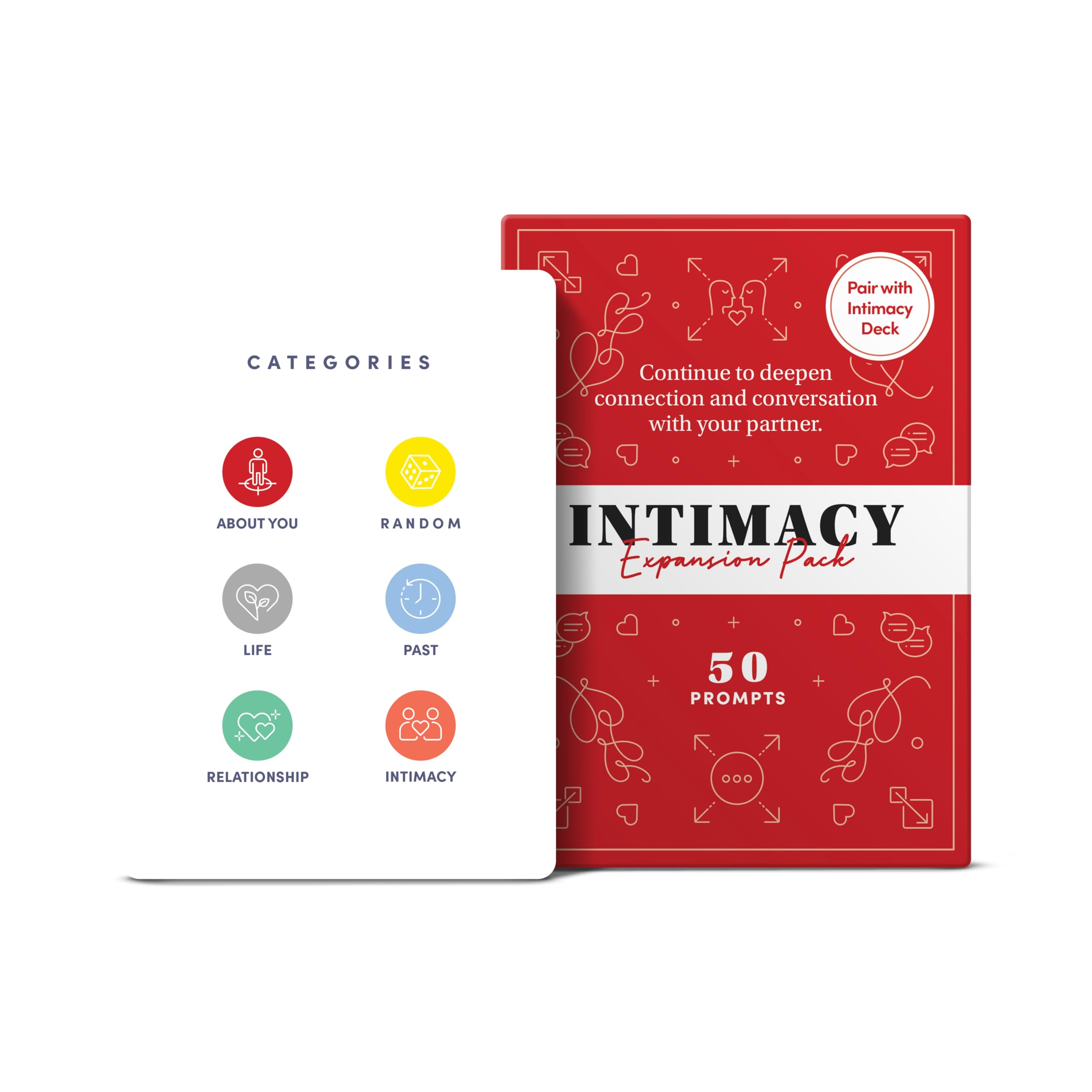 BestSelf Intimacy Deck Expansion cards spread inviting intimate conversations