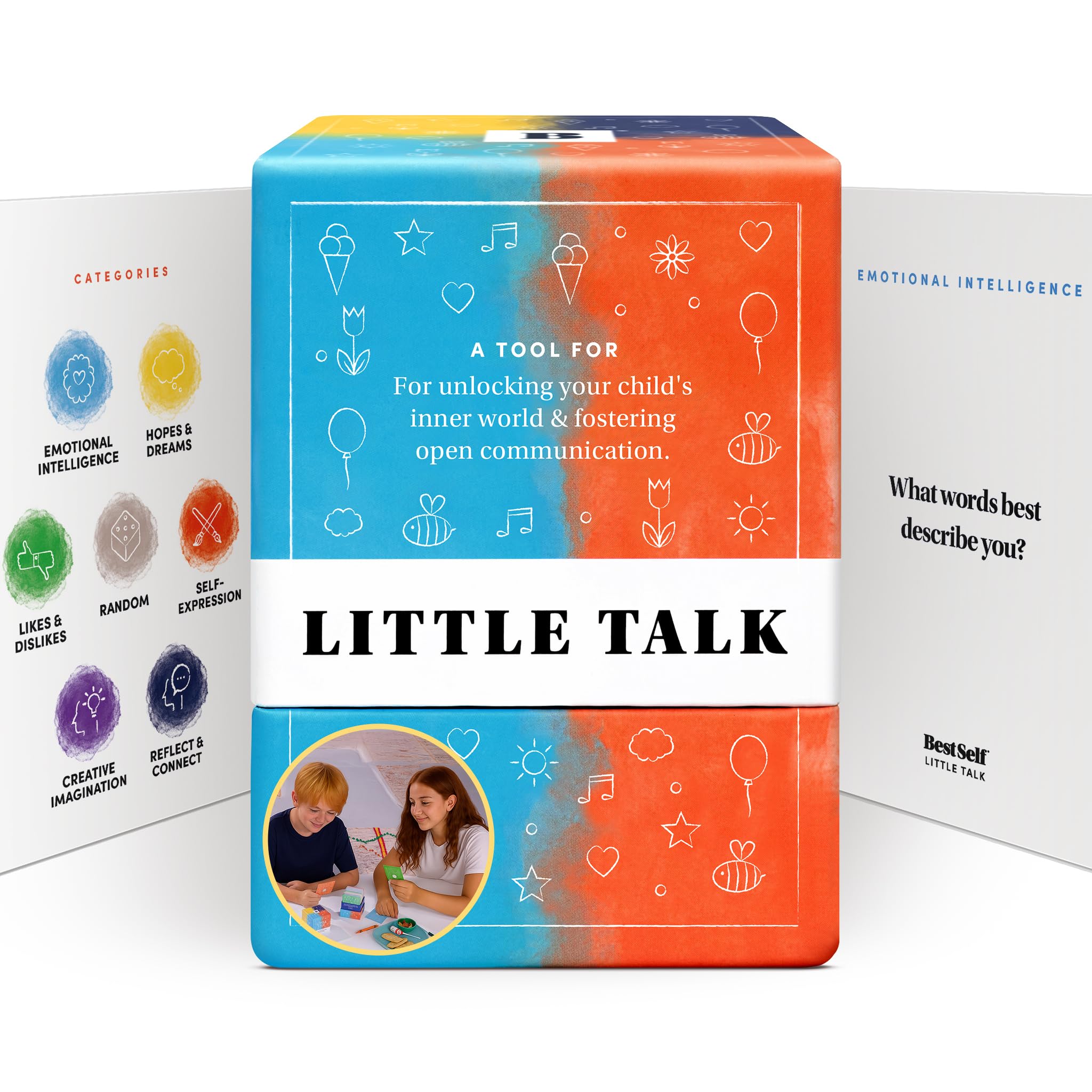 BestSelf Co Little Talk Cards deck cover sparks family conversation