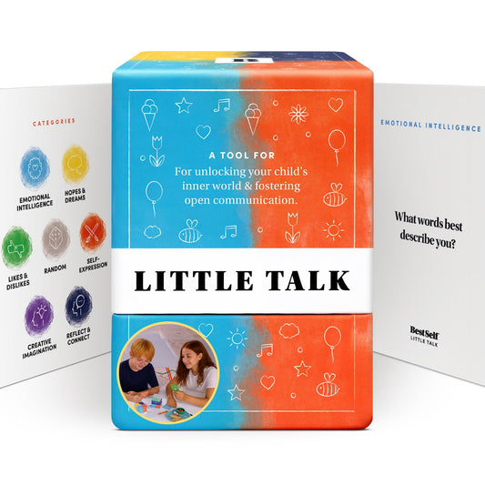 BestSelf Co Little Talk Cards deck cover sparks family conversation