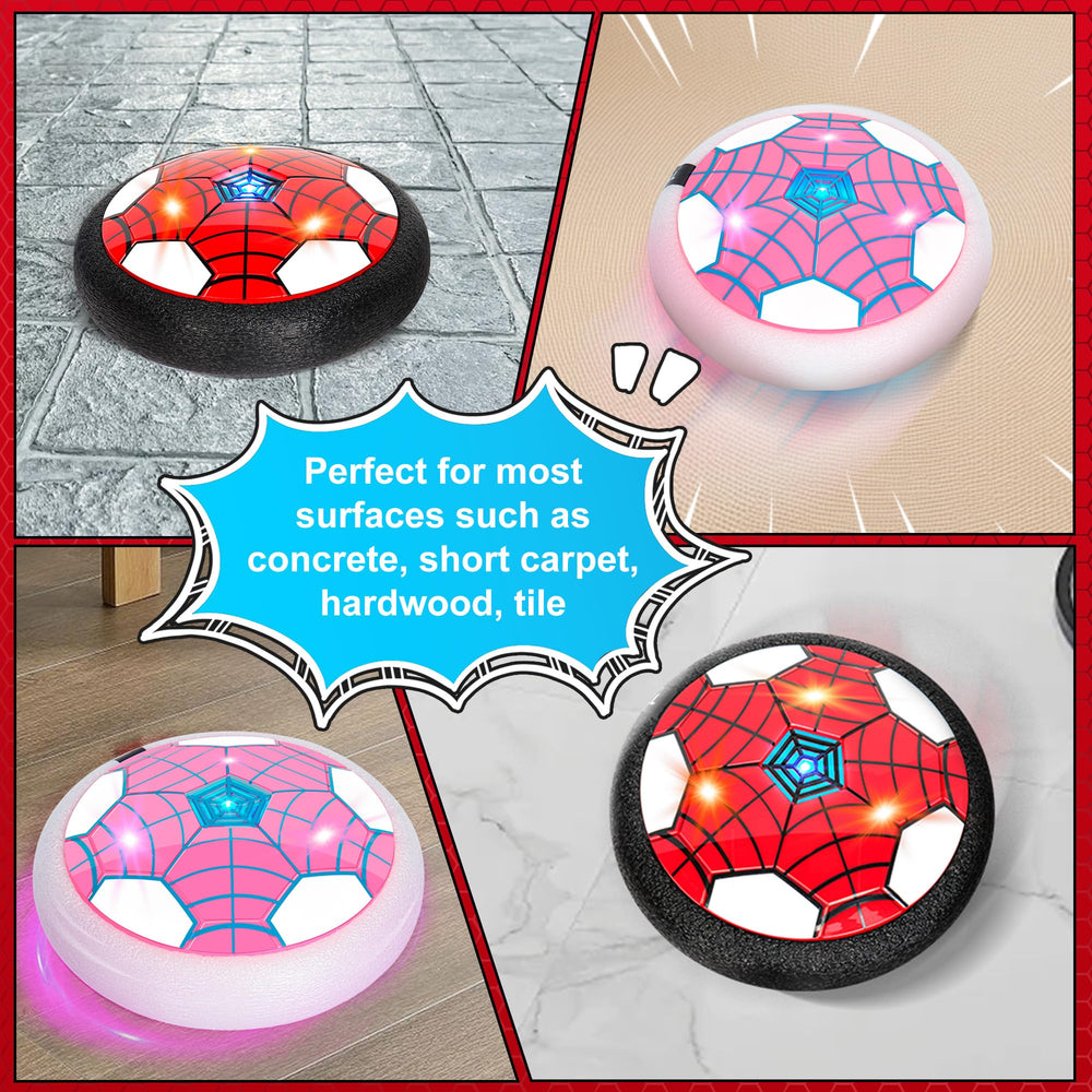 BESTVIVE hover soccer ball extra balls set, extended playtime for kids.