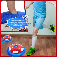 BestVIVE Hover Soccer Ball used by kids during family game night.