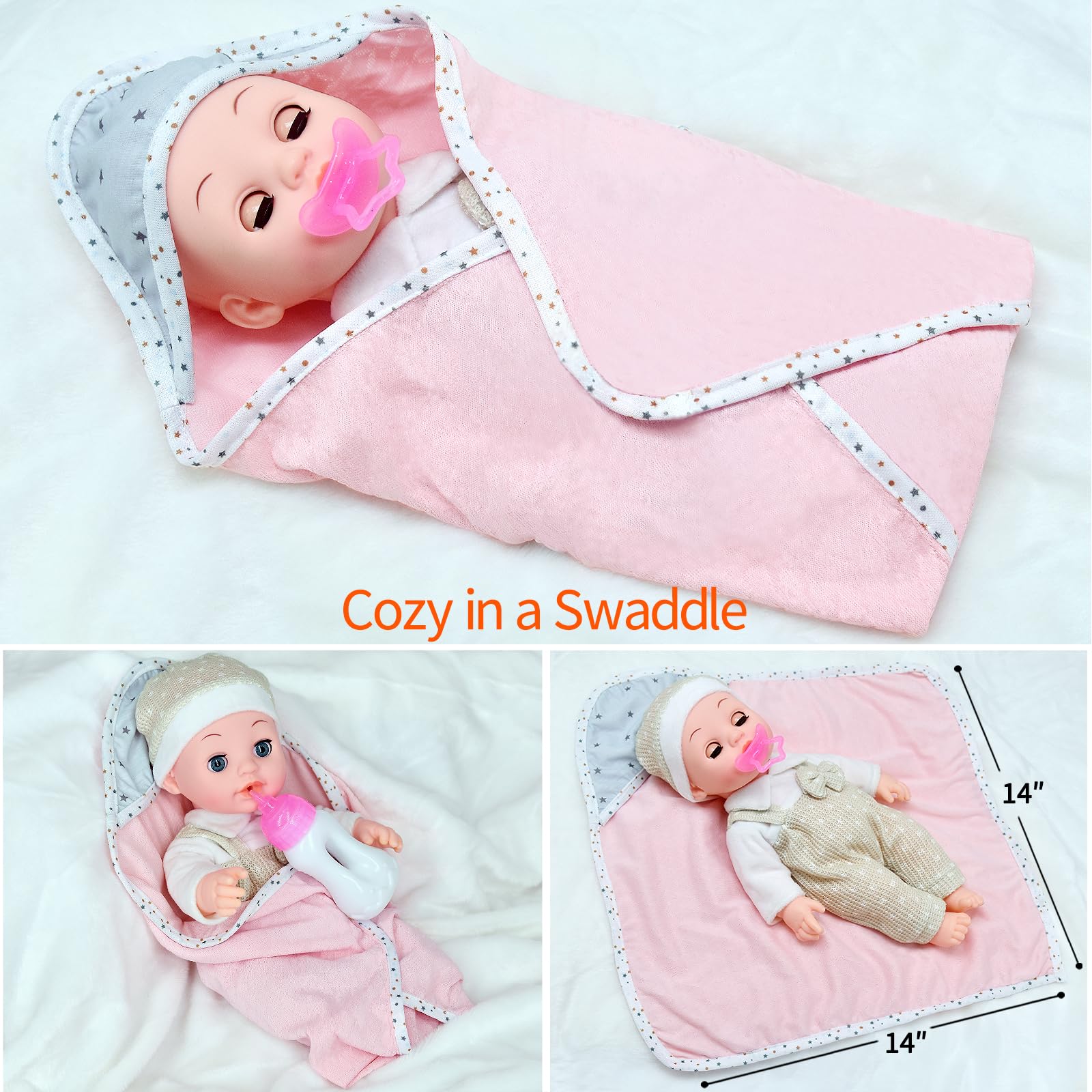 Besurejoy swaddle blanket for cozy nap-time moments.