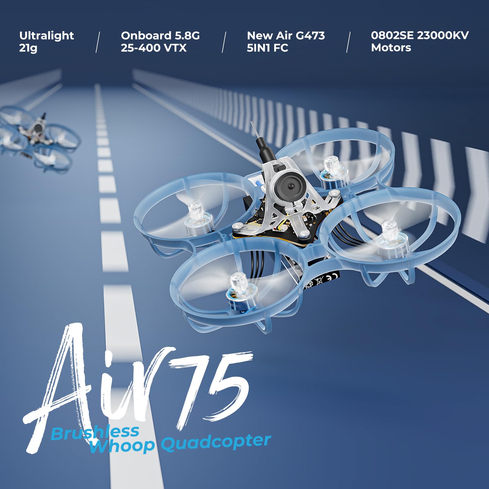 BETAFPV Air75 in 1S 75mm ultralight form for micro FPV flights