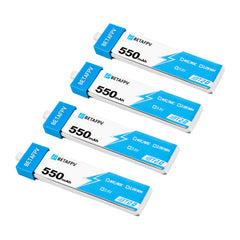 BETAFPV BT2.0 550mAh 1S battery front view for 75–85mm drones