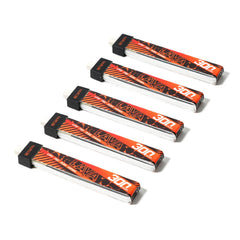 BETAFPV Lava 1S 5-pack for extended tiny-whoop missions.