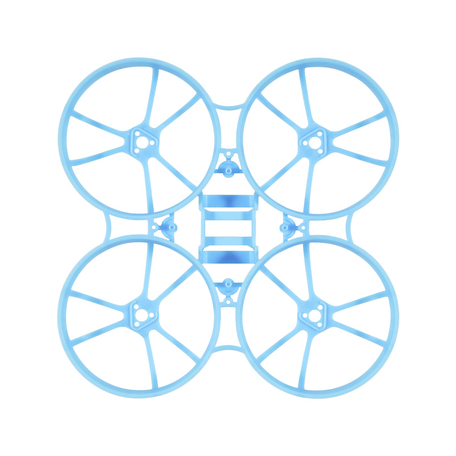 BETAFPV Meteor75 Pro frame blue highlights durable design and easy frame mounting