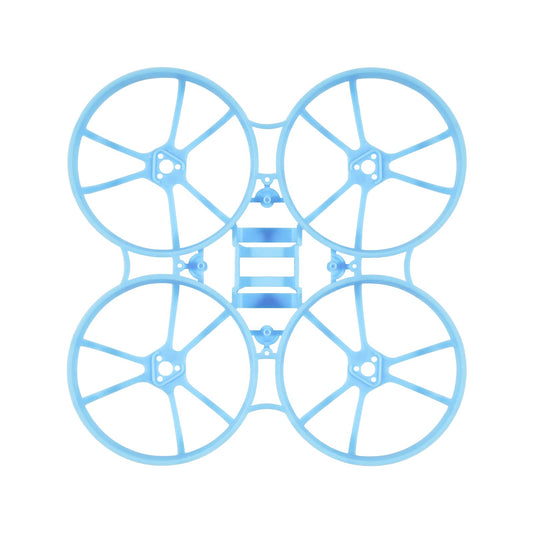 BETAFPV Meteor75 Pro frame blue highlights durable design and easy frame mounting