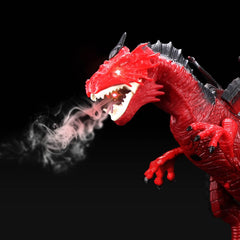 Betheaces red dragon roars with realistic sounds for immersive storytelling.