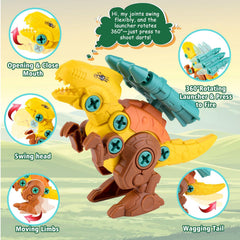 BETLYS yellow Tyrannosaurus rex figure inspires dynamic pretend play and storytelling.