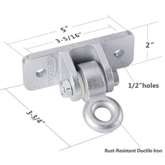 BETOOLL swing hanger installation kit shown with screws and washers